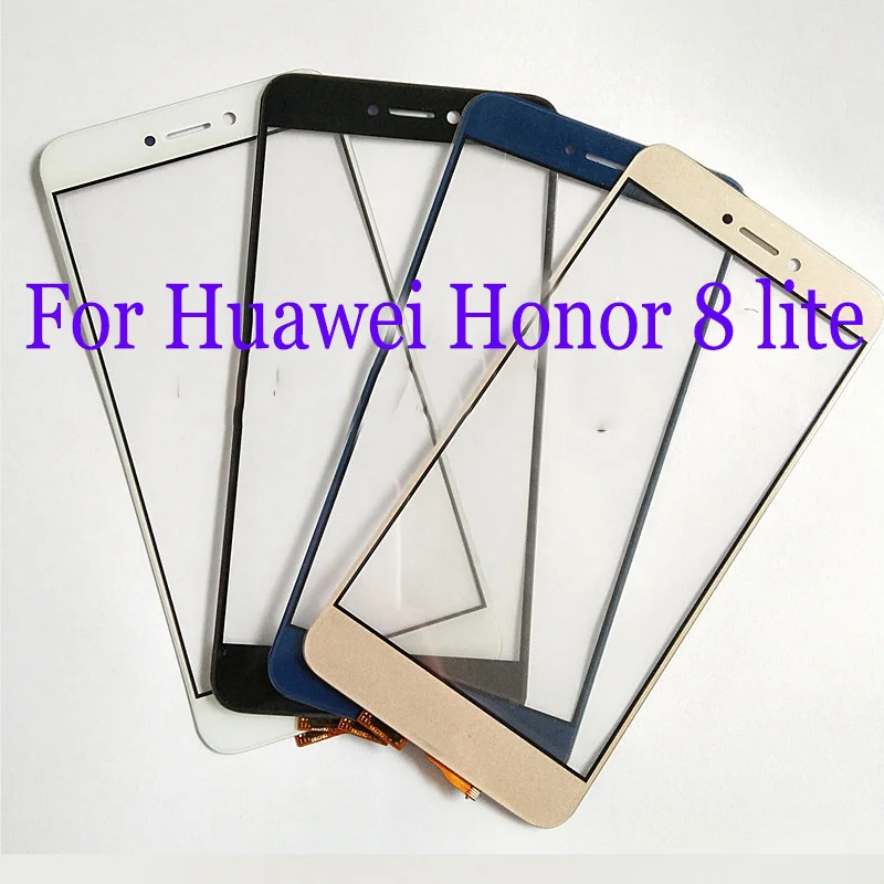 Для Huawei Honor 8 lite PRA-AL00 Переднее стекло объектив сенсорный экран дигитайзер Honor8