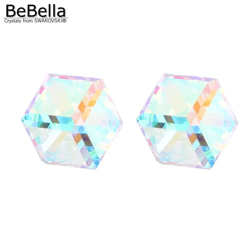 Женские серьги гвоздики с кристаллами 0 7 см|crystal stud earrings|stud earringscrystal |
