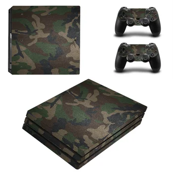 

Camouflage Design Decal Skin Cover For PS4 Console Stickers+2Pcs Controller Protective Skins For PS4 Pro Game Accessories