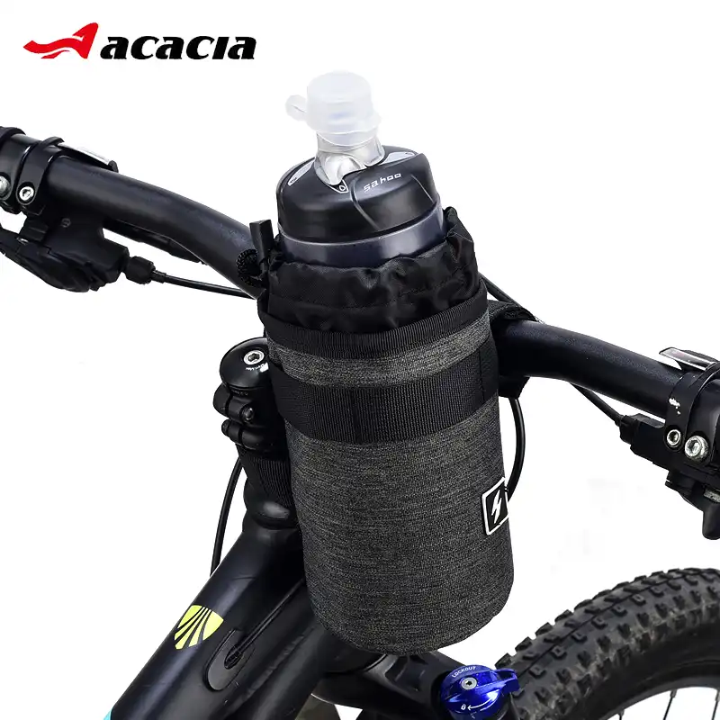 Portable Bike Kettle Holder Bag Bicycle Front Handlebar Hanging Water Bottle Bag