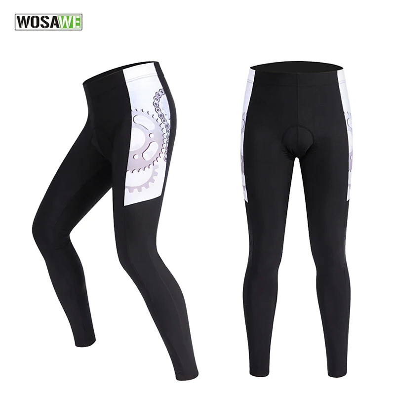 WOSAWE POLYESTER+SPANDEX Mountain Biking Cycling Pants Elast Outdoor