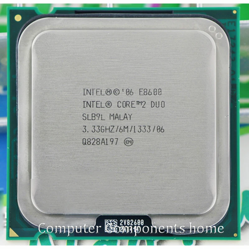 الأصلي intel core 2 duo E8600 المقبس LGA 775 وحدة المعالجة المركزية المعالج (3.33 Ghz/6 M/1333 GHz) مناسبة مع G31 G41 اللوحة