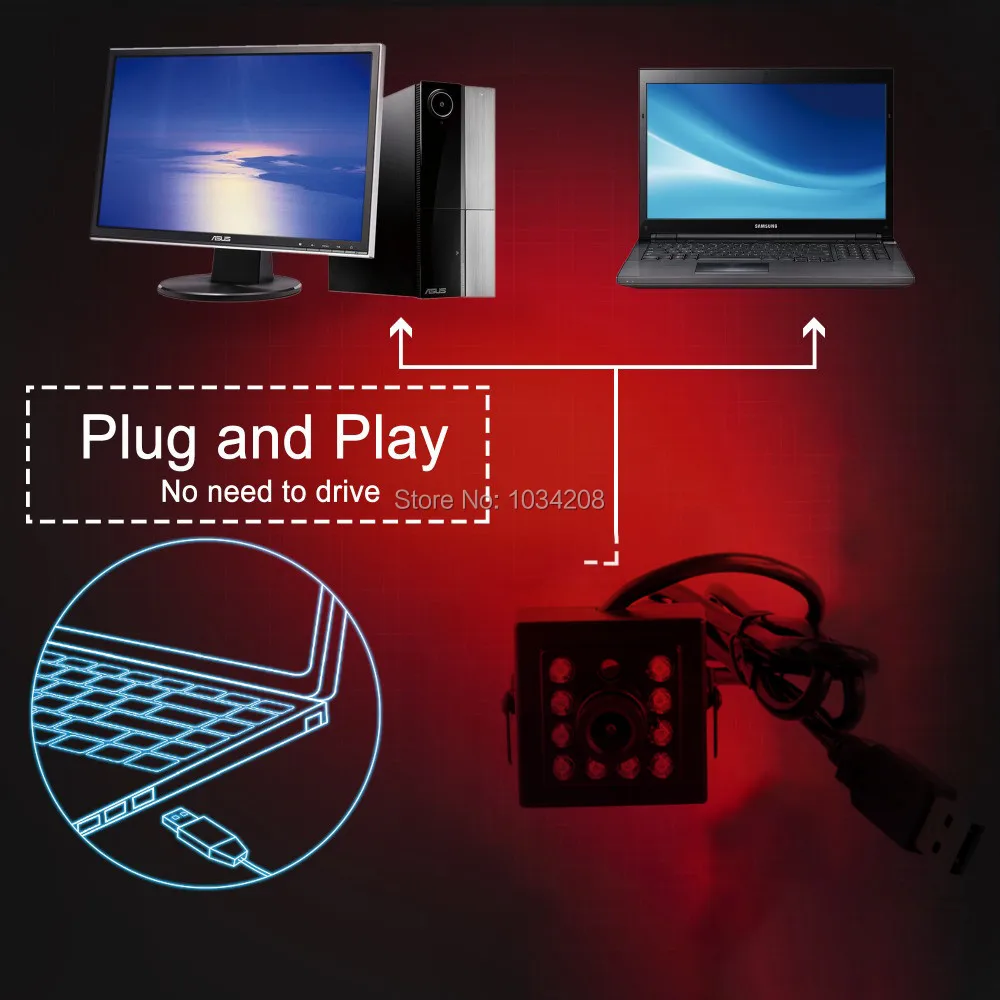 mini iru usb cam