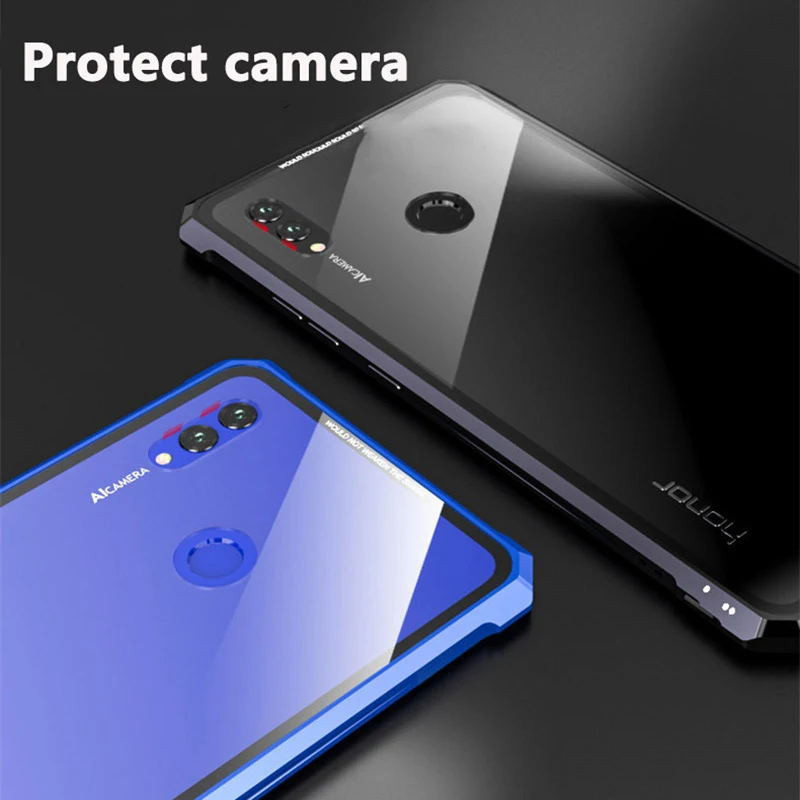 Роскошный металлический чехол для huawei Honor 8x max Алюминиевый бампер жесткий