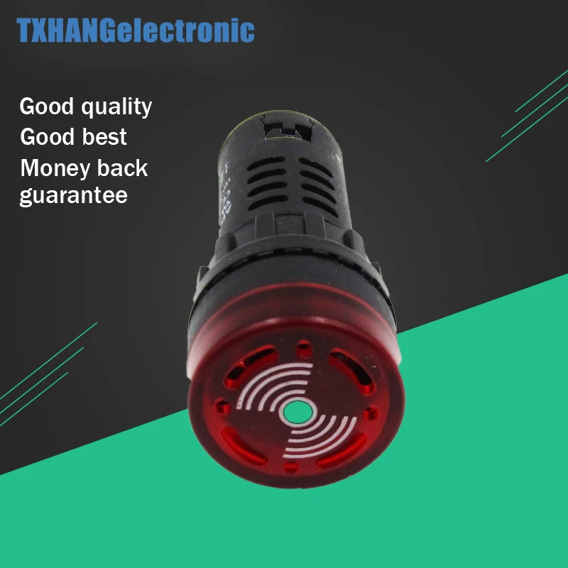 Красный светодиодный звуковой сигнал 12 в перем. Тока 22 мм AD16 22SM|indicator led|indicator