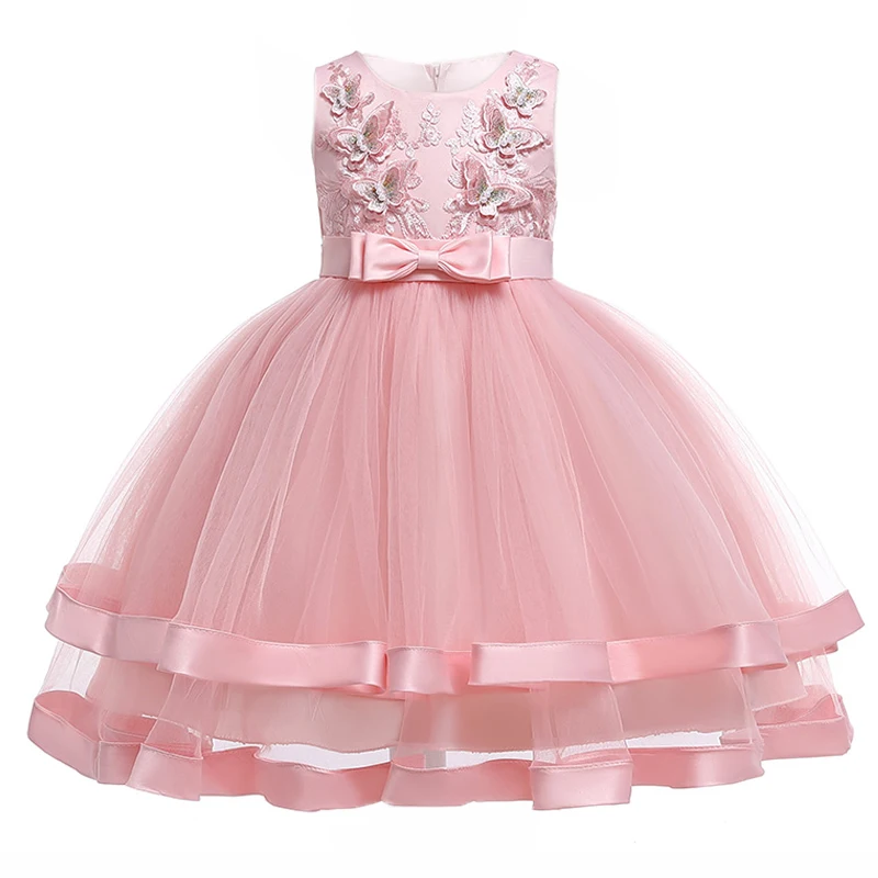 Рождественское платье, Летнее Детское платье принцессы для девочек, вечерние и свадебные платья для девочек, детская одежда для 3, 4, 5, 6, 7, 8, 9, 10 лет