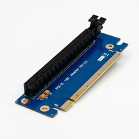 זווית ישרה אקספרס PCI 16x Riser Card PCIe Graphics כרטיס PCI-E כרטיס היגוי 90 מעלות זווית ישרה Riser מתאם כרטיס 1U 2U המארח (5)
