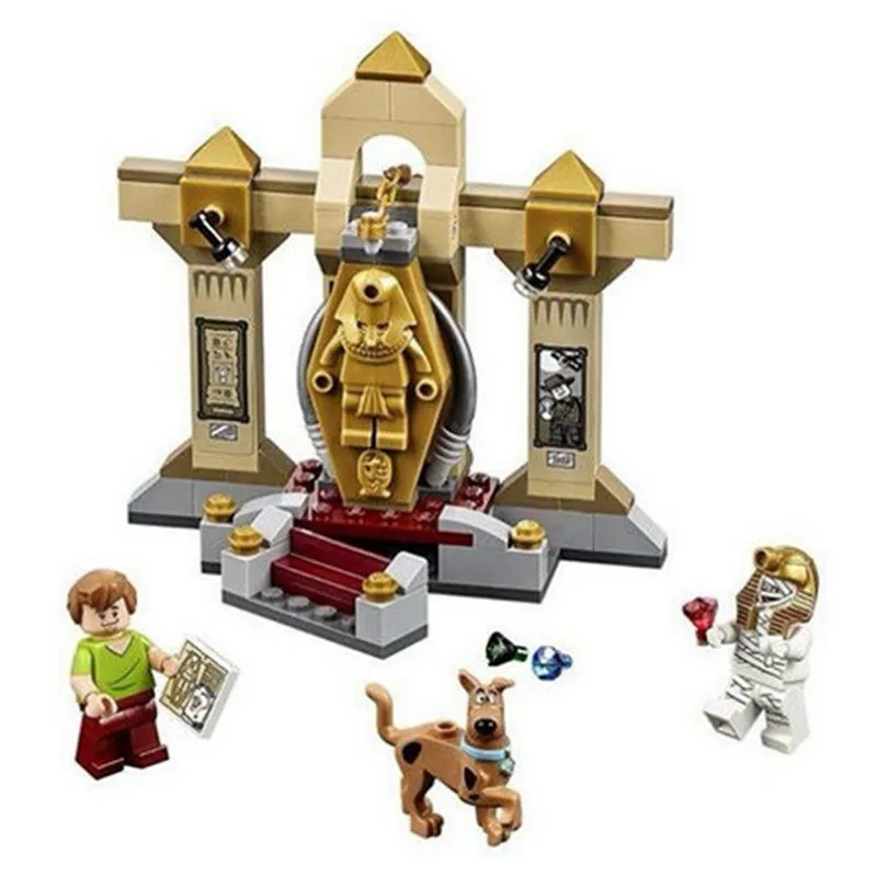 

Mailackers 10428 Legoing Scooby Doo Mummy Museum 109Pcs Scooby-Doo Building Blocks Educational Toys For Children 75900 Legoings