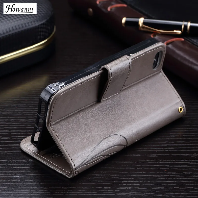 Phone Case For iPhone 4 Case Flip Luxury Leather Wallet Phone Cover For iPhone 4 4S 5 5S SE 5C Case Cover Mobile Phone Bag Capa