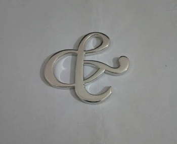

500 PCS "Mr. and Mrs." Ampersand Bottle Opener Favor For Party Supplies Silver Wedding Gift For Guest
