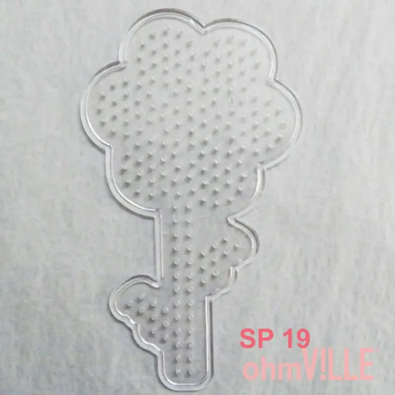 Цветочные Pegboards для 5 мм плавленых проектов Perler Beads образовательные