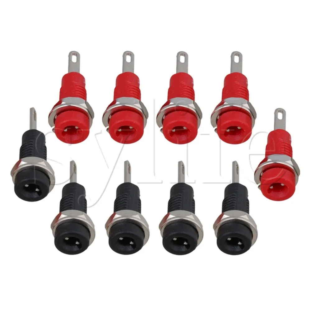 10pcs Binding Post Banana Jack for 2mm Test Probe Safety Protection