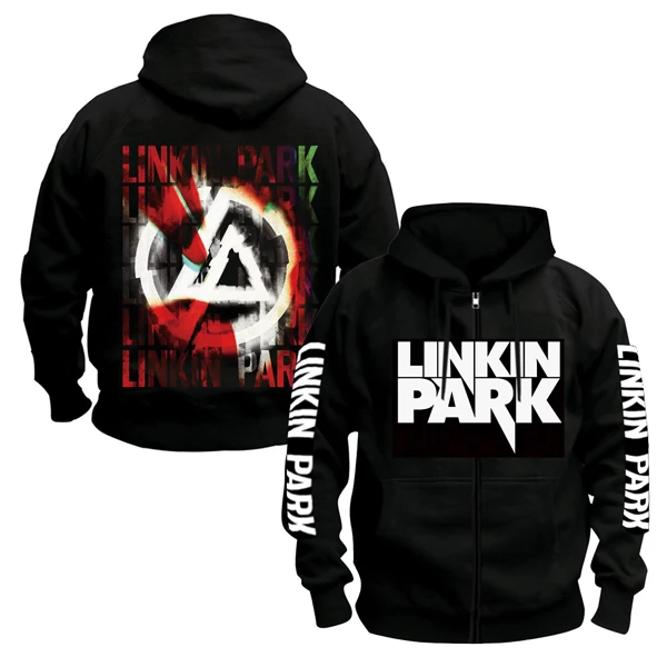 Bloodhoof Горячее предложение LINKIN PARK Толстовка С Логотипом Группы мужские рок музыка SHIPPINGblack хлопковая толстовка Азиатский размеры - Цвет: 4