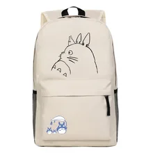 Хаяо Миядзаки Тоторо рюкзак с принтом «Аниме Косплей» Нейлон Школьная Сумка унисекс