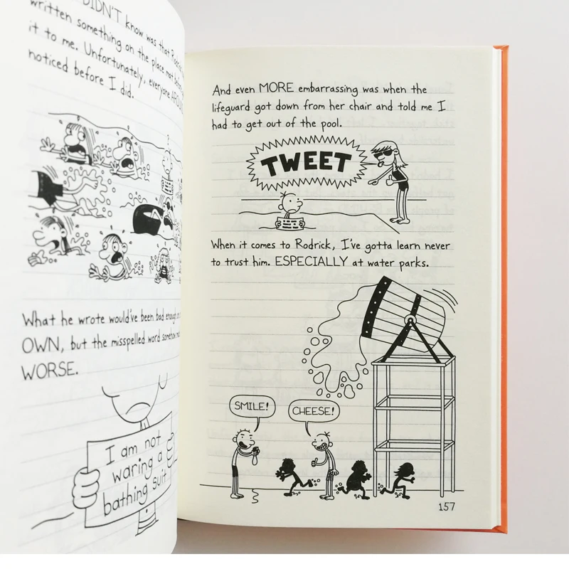 Дневник Wimpy Kid 18: захватывающая вилка упрощенный китайский и английский оригинал