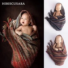 40*170 см Детские фотографии wrap er богемные красочные детские фотографии одежда пеленать Bebe мальчиков и девочек wrap ткань одеяло шарф