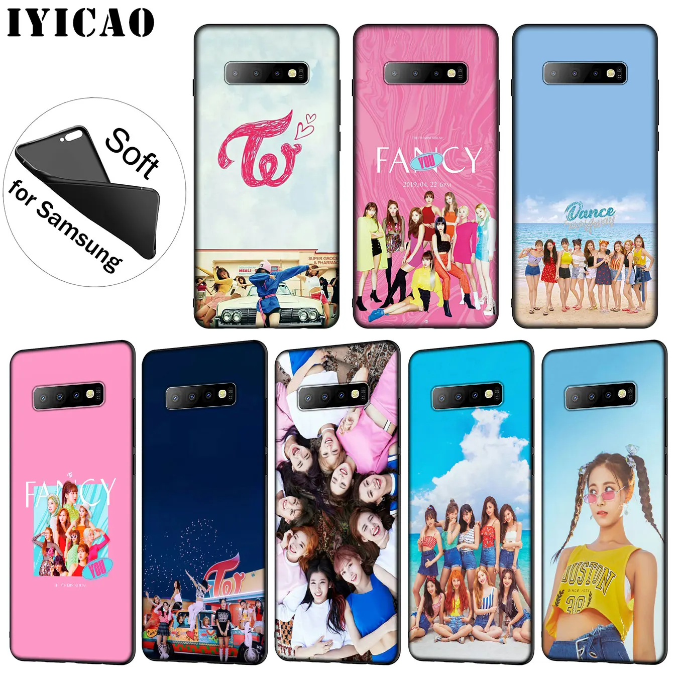 IYICAO TWICE KPOP FANCY YOU Мягкий силиконовый чехол для телефона Samsung Galaxy S20 Ultra S10 Lite S9 S8 Plus S6 S7