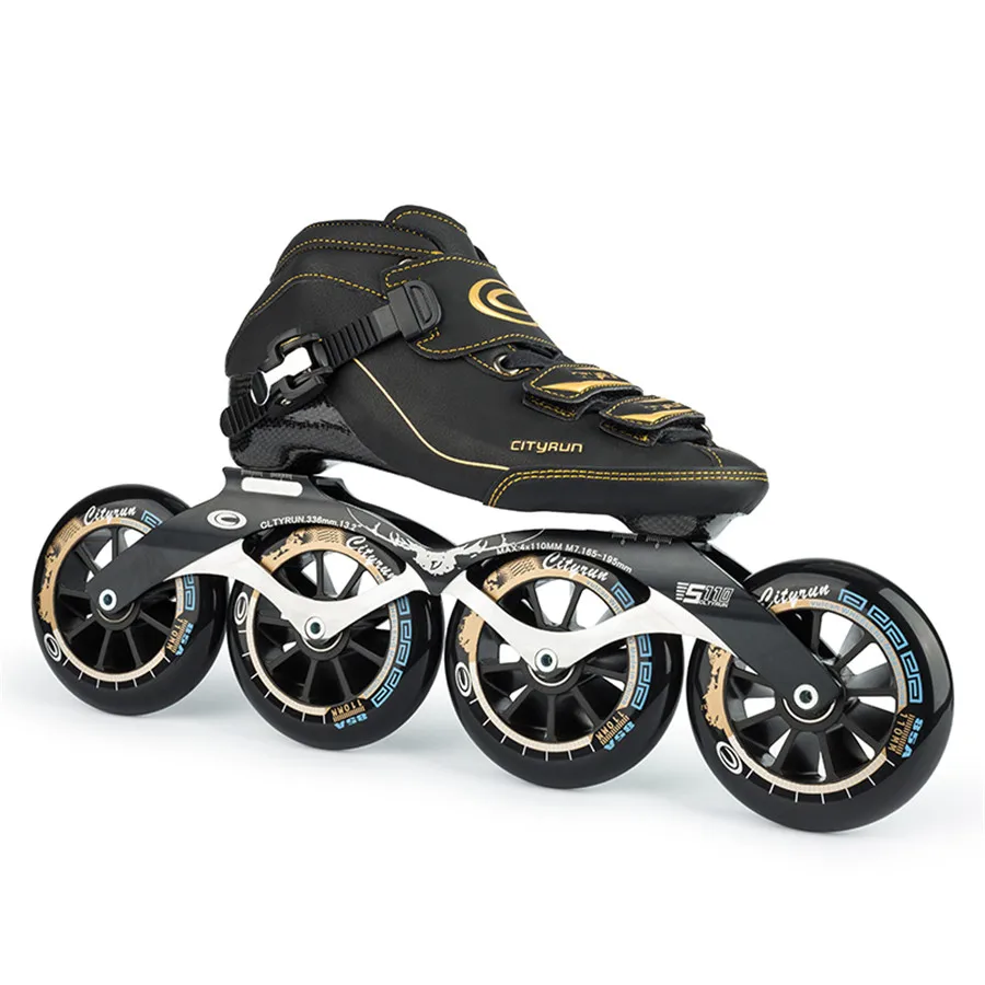 Cityrun Speed Inline Skates Carbon Fiber Professional Competition