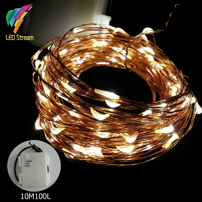 waterproof timer 33ft 10m aa battery powered 100 led waterproof timer 33ft 10m aa battery powered 100 led
