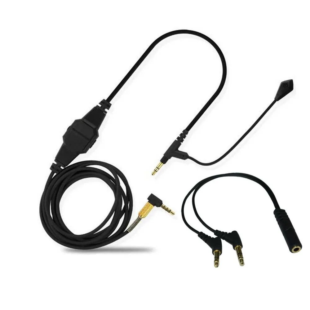 

Headphone Microphone Cable For V-MODA Crossfade M-100 LP LP2 M-80 V-80 for Game Boom Pro Line with Perfectly Compatible PC Phone