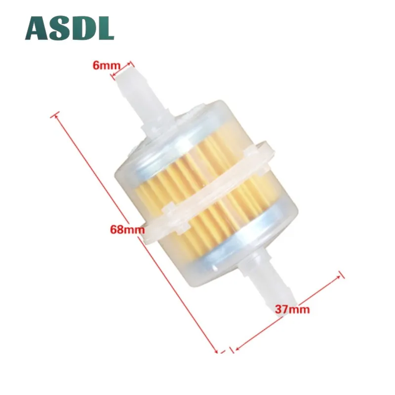Топливный бензиновый масляный фильтр для мотоцикла и бензиновая масляная труба для Honda Kawasaki Yamaha Suzuki Arctic Cat Can-Am Polaris запчасти# Y - Цвет: 1pc Fuel Filter