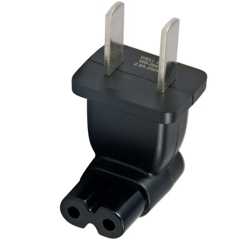 

2-hole notebook desktop computer conversion plug converter adapter WX4