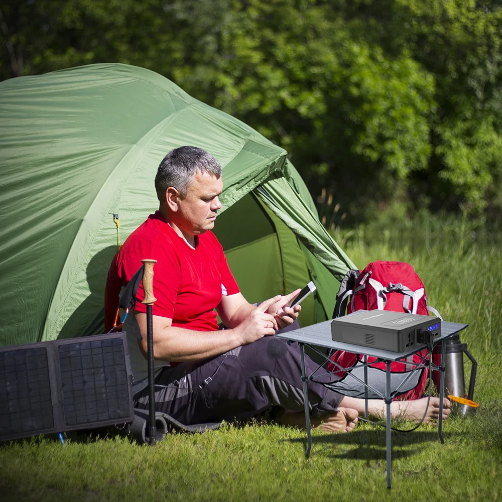 ALLPOWERS Power Bank 154W 41600mAh Two 110V AC Outlets External Battery Charger for iPhone Samsung MacBook Lenovo Acer ASUS etc. ALLPOWERS Power Bank 154W 41600mAh Two 110V AC Outlets External Battery Charger for iPhone Samsung MacBook Lenovo Acer ASUS etc.