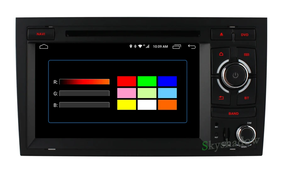 Cheap C500 4G LTE 8 Core Android 6.0 Car DVD Player GPS Map DVR camera TPMS OBD2 Bluetooth WIFI Radio For Audi A4 RS4 2002-2007 2008 11