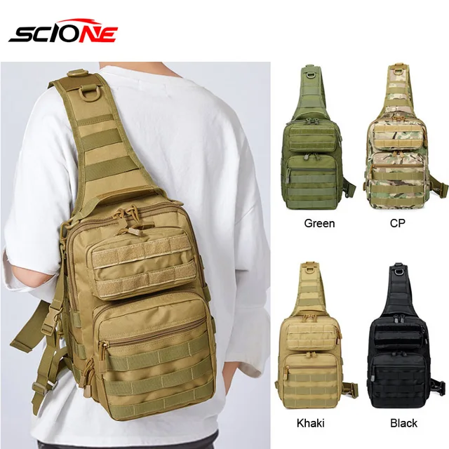 $US $17.88  Nylon Mountaineerin Bags Tactical Chest Backpack Military Bag Hunting Camping Hiking Army Hiking Ba