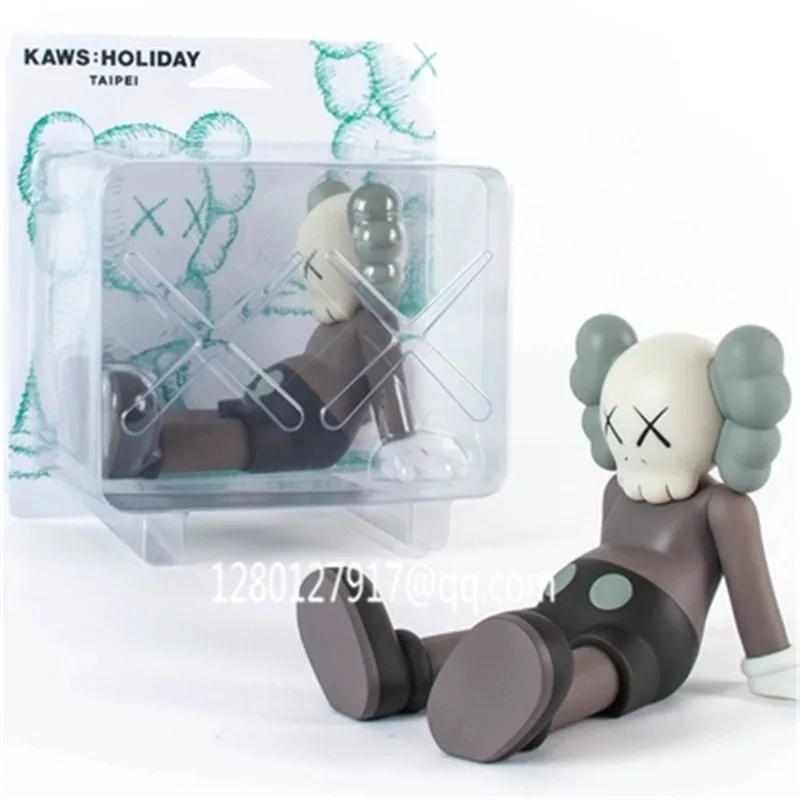 

KAWS Holiday OriginalFake Sitting Position Taipei Limited Street Art BBF Vinyl Action Figure Collectible Model Toy P1346
