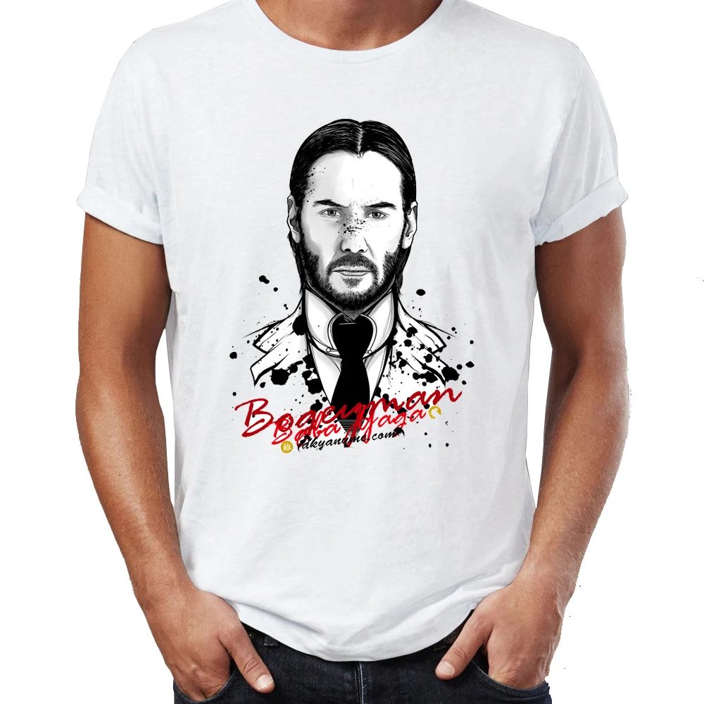 

Men's T Shirt John Wick the Boogie Man Movie Badass Tee