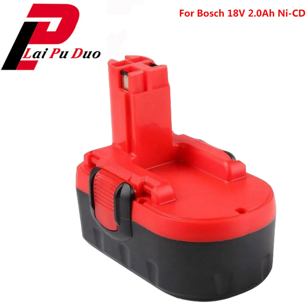Аккумуляторная батарея для Bosch 18 в 2000 мАч BAT025 FLOUREON Ni CD электроинструменты дрели GSB