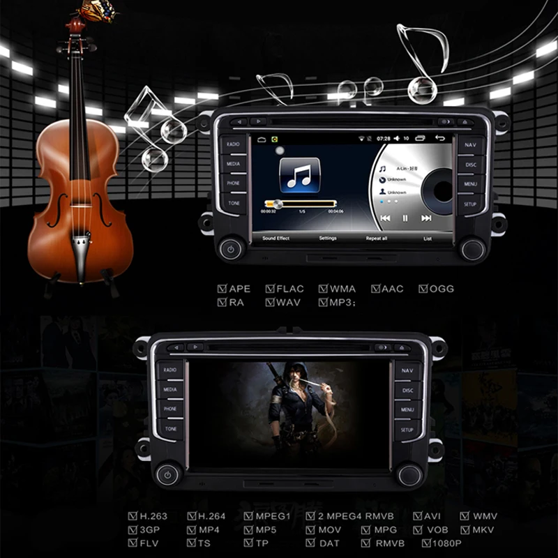 D NOBLE 2 Din 7 дюймов Android 1 автомобильный DVD плеер GPS навигация автомобильное радио