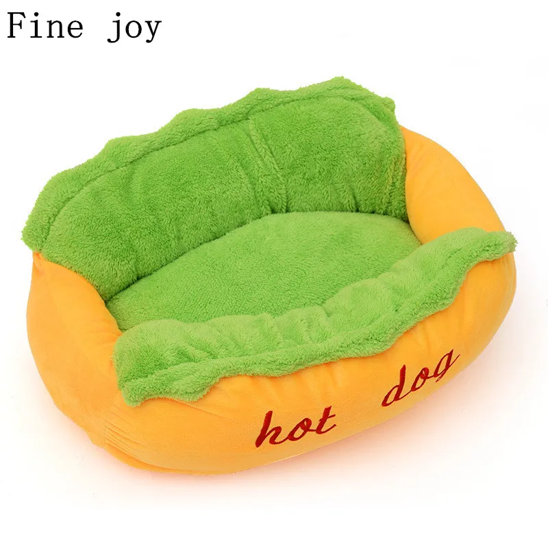 Fine joy кровать для хот-догов зимние кровати домашних животных модные диванные