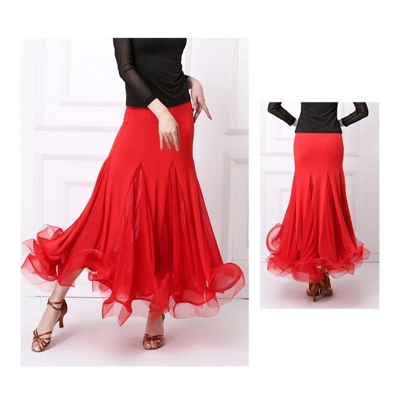 ballroom dance skirt dress skirt for women spanish dance skirts flamenco costume spanish skirts modern dance costumes black