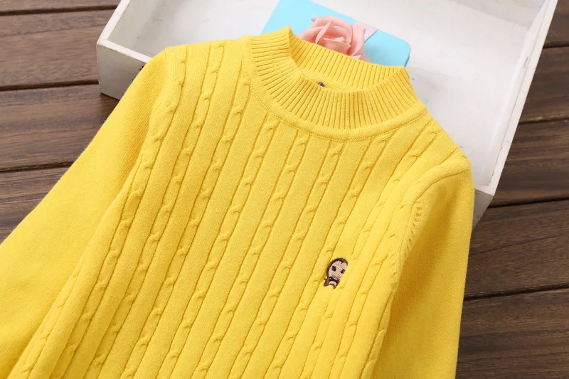 Новые модные свитера для мальчиков и девочек 4-14 лет Детская одежда KK1360