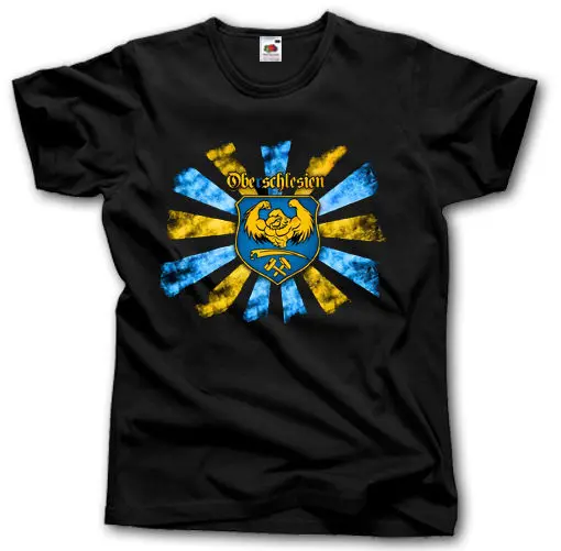 

OBERSCHLESIEN SCHLESIEN T-SHIRT S - 3XL GORNY SLONSK SLASK SLASK POLEN POLSKA Cotton Cool Design 3D Tee T Shirts