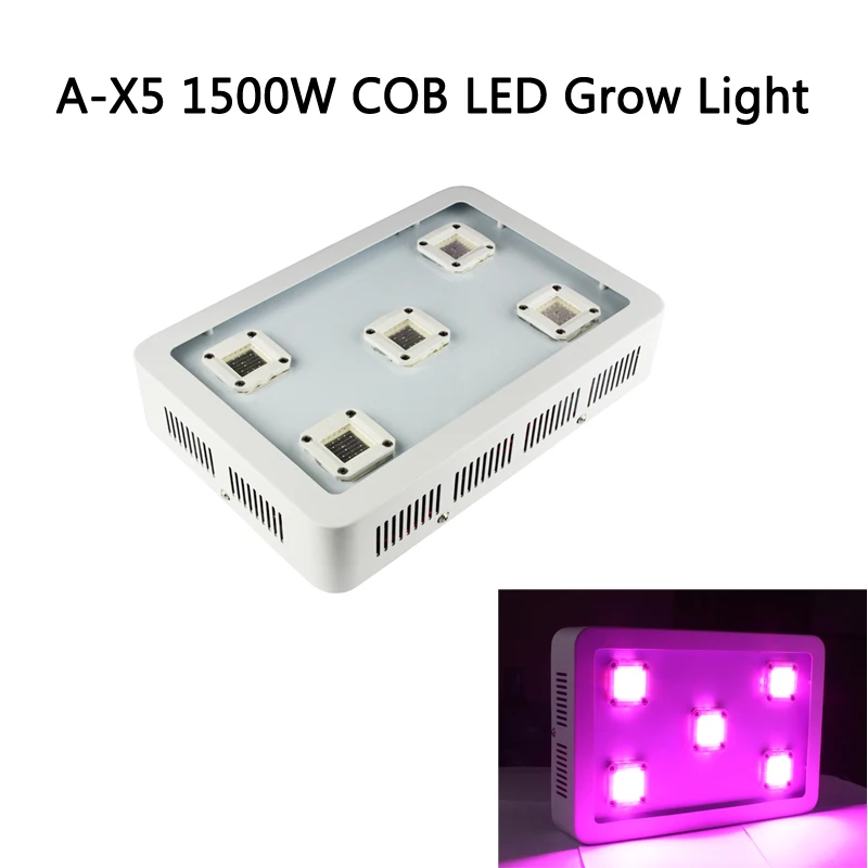 X5 COB 1500W светодиодный светильник для выращивания, полный спектр УФ и ИК 380-680nm для комнатных теплиц, гидропоника, Медицинская Лампа для выращивания растений - Emitting Color: 1500W A-X5