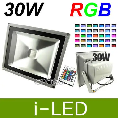 CE &amp ROHS одобренный 10 Вт 20 30 50 70 + RGB пульт дистанционного управления прожектор