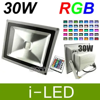 

CE&ROHS Approve 10W 20W 30W 50W 70W+ RGB Remote Control Flood light Led Outdoor Lighting 110v 220v