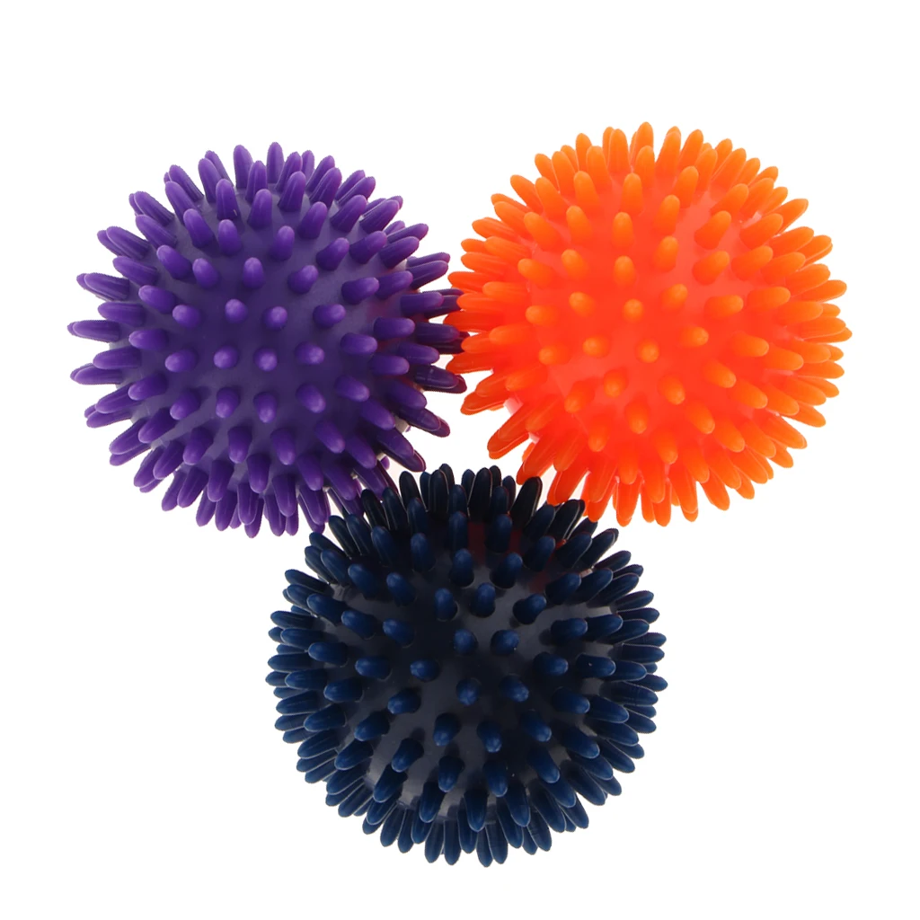 

3pcs Professional Massage Ball Body Spiky Trigger Point Acupuncture Soreness Pain Relief