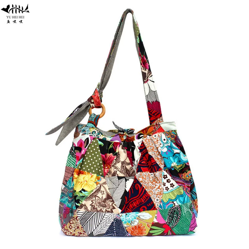 Large Bohemian Hippie Hipster Bags Woman Shoulder Cross Body Bag Lady
