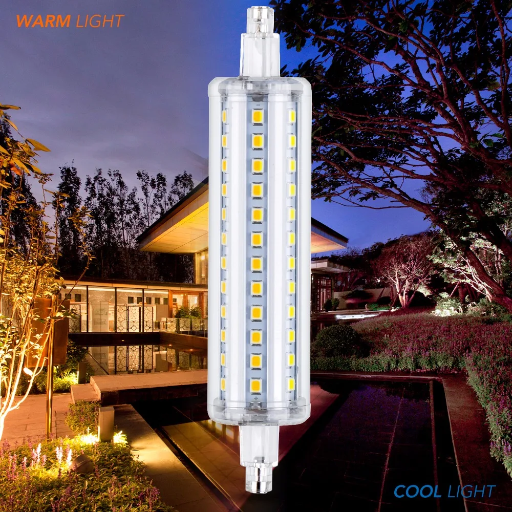 

R7S 78mm Halogen LED 118mm R7S LED Tube Light 220V Lamp Corn Bulb 2835 SMD Replace Halogen Home Light 135mm LED R7S Lamp 189mm