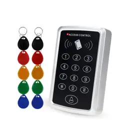 125 кГц автономная рчид клавиатура управления доступом устройство для считывания em-карт с 10 брелоками дверной замок без ключа для системы