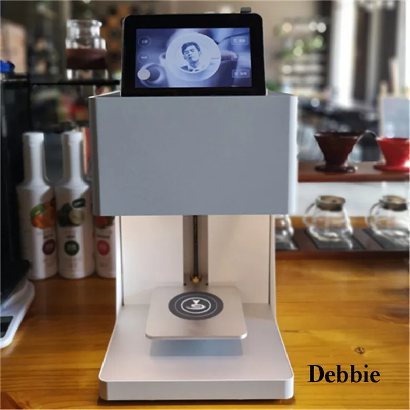 New design white color coffee printer easy use cake cookie printer for