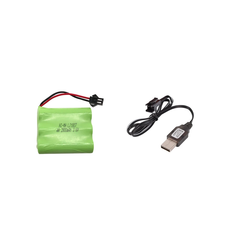 3,6 v 2800mah аккумулятор Ni-MH аккумулятор AA NIMH 3,6 v аккумулятор для RC игрушечных автомобилей модель лодки RC игрушка 3,6 V батарея - Цвет: 1pcs USB