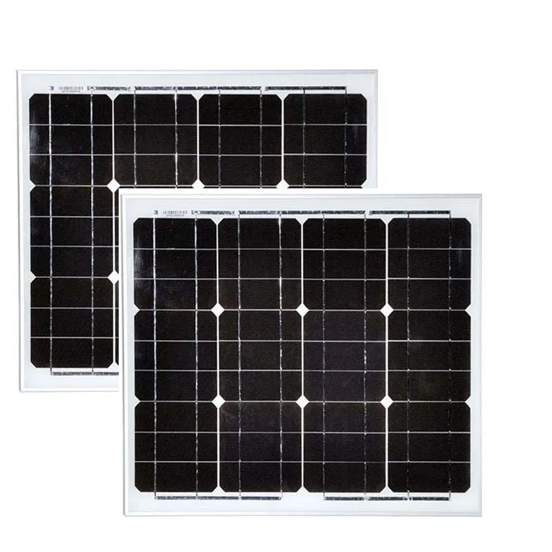 Portable Solar Panel 12v 30W 2 PCs Solar Panels 24v 60w  Solar Light Caravan Camp Car Phone Light 