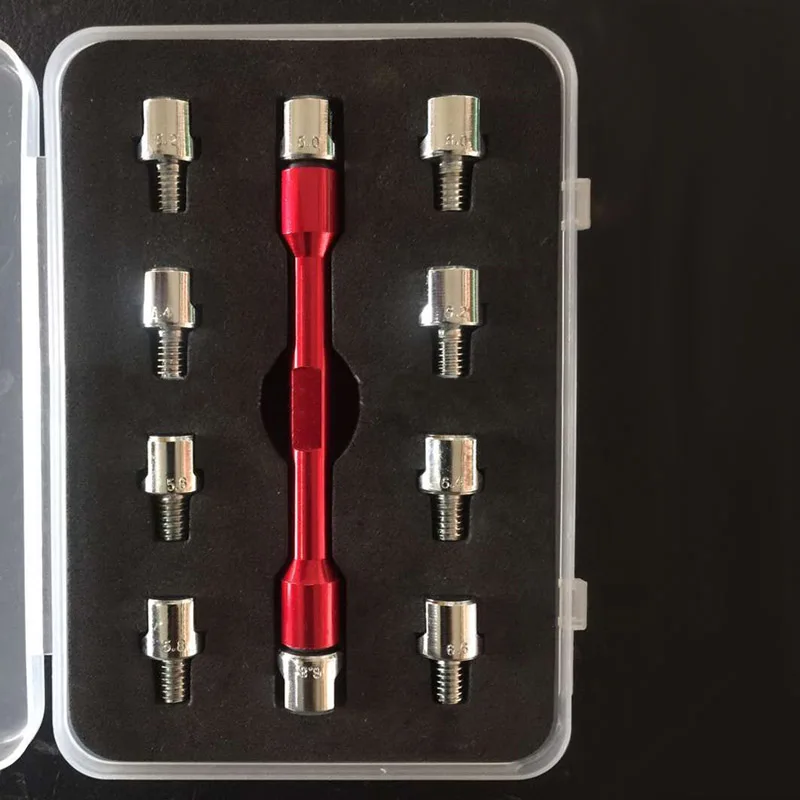 

Universal New OTC 4741 Adjustable Motorcycle Wrench Pro Motorbike Spoke Tool Set Kit DXY88