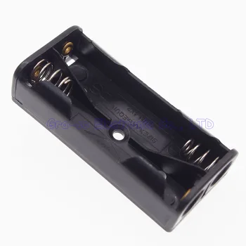 

100pcs 2 slot AAA Battery Storage Boxes 2xAAA Battery Case 3V Battery Box With PIN