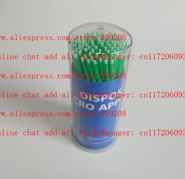 

dental lab dental laboratory disposable platic green medium cotton sticks